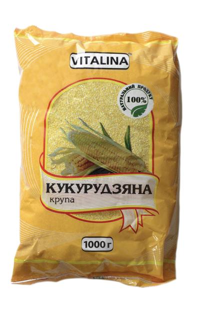 КРУПА КУКУРУДЗЯНА ДРІБНА ФАС ПО 1 КГ