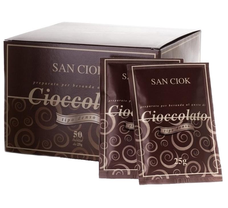 Гарячий шоколад San Ciok чорний 25 г × 50 шт