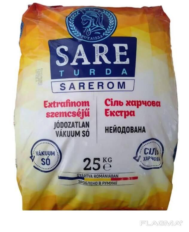 Сіль харчова SAREROM TURDA Екстра 25 кг