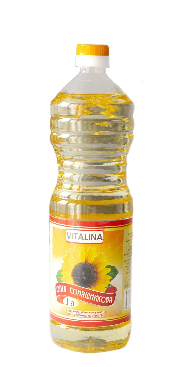 Олія соняшникова рафінована Vitalina 1 л
