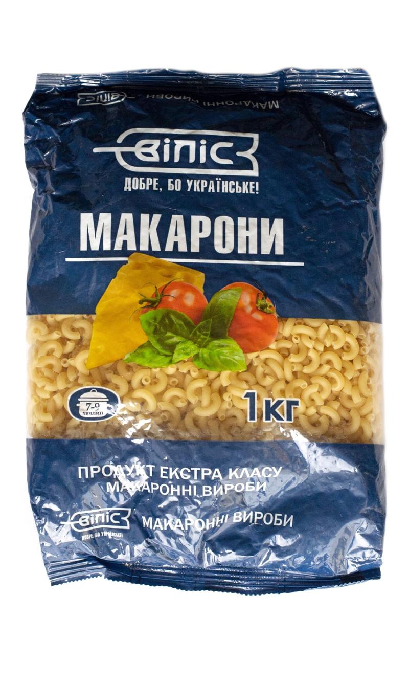 Макаронні вироби «Віліс» 1 кг