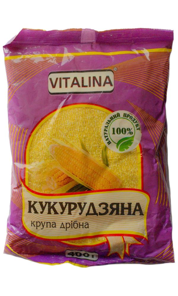 КРУПА КУКУРУДЗЯНА ДРІБНА ФАС ПО 0,4 КГ